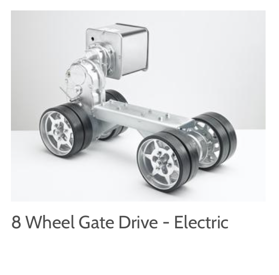 8 Wheel Gate Drive - Electric