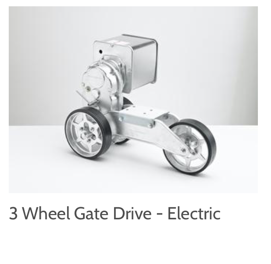 3 Wheel Gate Drive - Electric